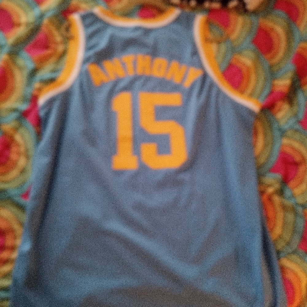 Blue and Yellow Basketball Jersey